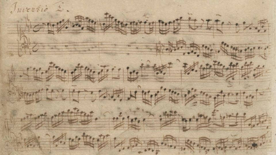 Bach inventie 2