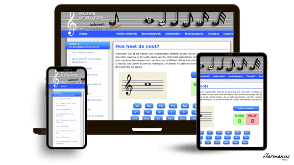 Muziek leren lezen website_harmanusmusic